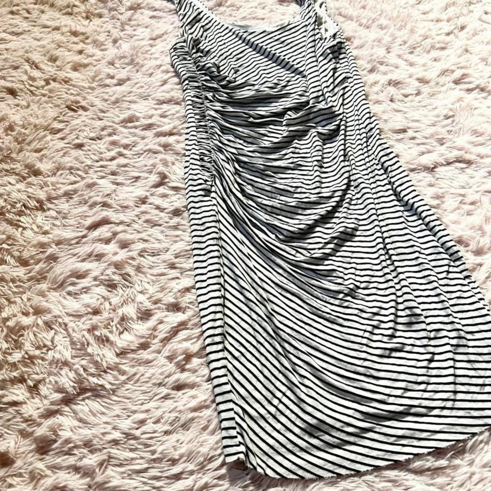 Bailey 44 Anthropology Striped Ruched Sailor Coastal Tank Dress Womens S Preppy - Picture 3 of 5